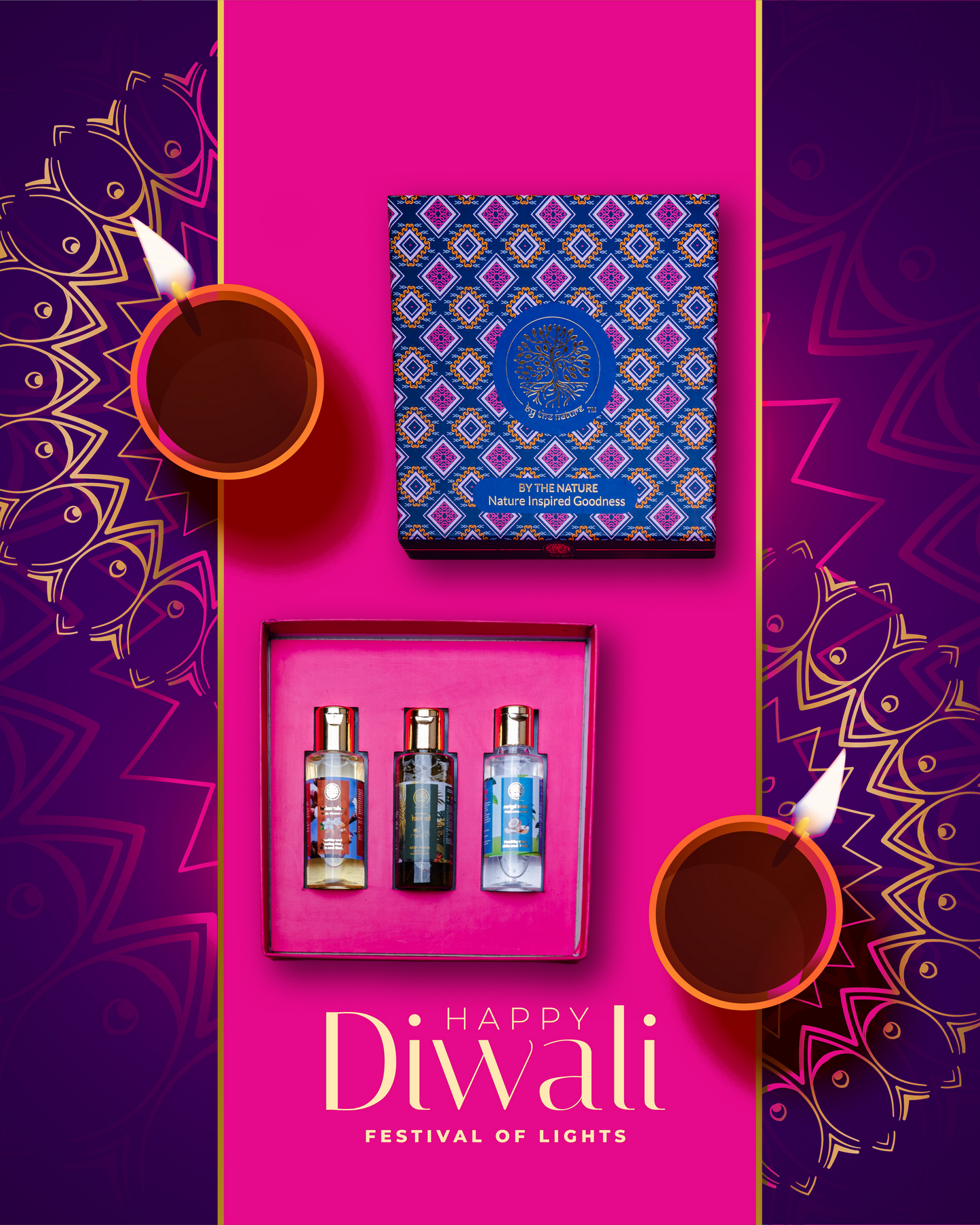 Kesh Prana Diwali Massage Oil Gift Set